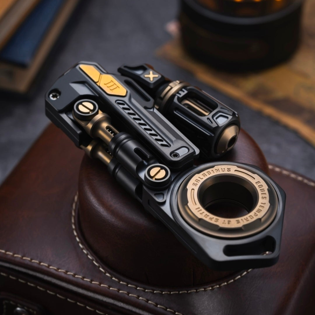 Time-Space Knight Fidget Toy - Full Titanium Alloy Multi-Function Mecha