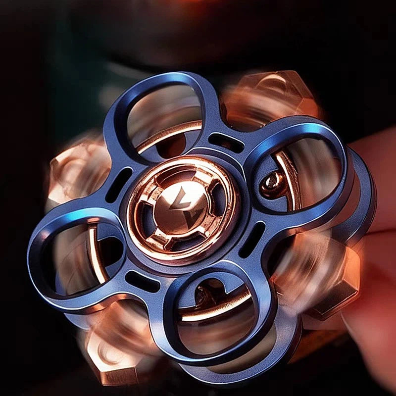 Fidget Spinner Metal Dual-Layer Kinetic - ArcSpin Nexus Premium Alloy EDC Spinner