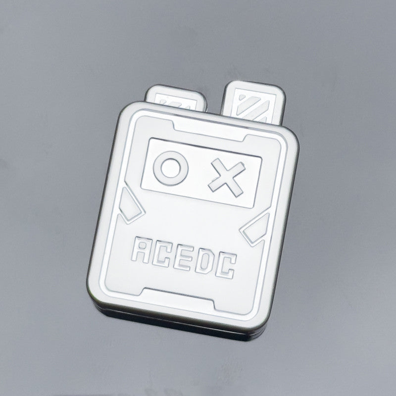 Fidget Toy Bunny Slider - Typewriter Tactile Clicks Popping Coin Perpetual Spin EDC Stress Relief