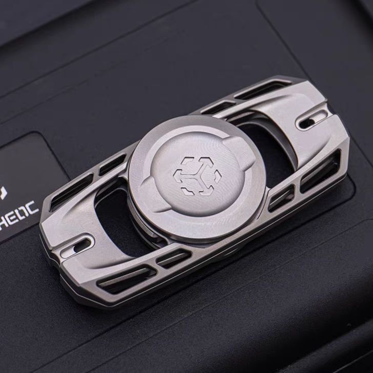Stainless Steel Lingyin Fidget Spinner - Tuning Fork Resonance EDC