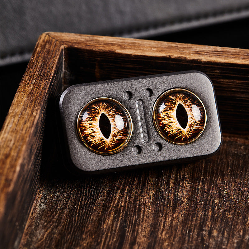 Owl Fidget Coin Titanium Magnetic Spinner - 360° Stress Relief EDC