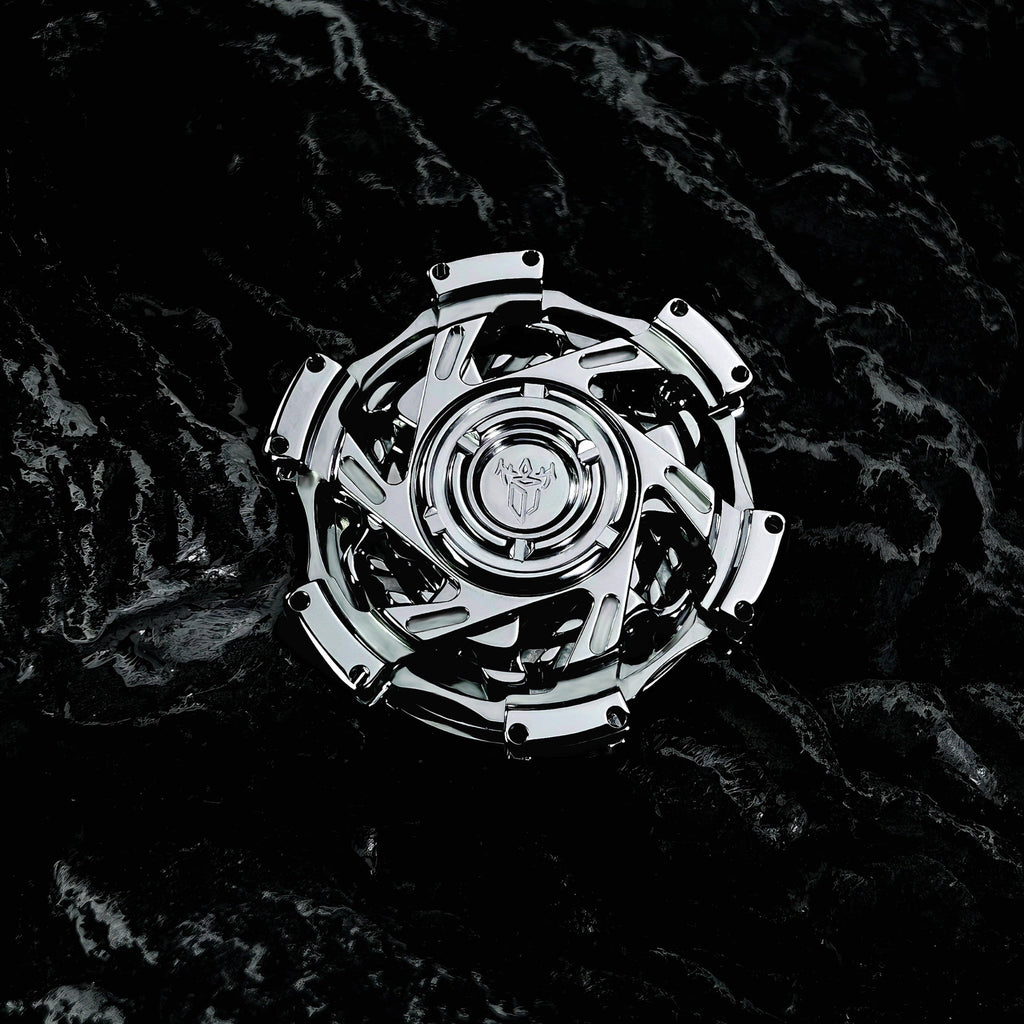 Fidget Spinner Metal Triple-Ring Linked 195g - Helixforge Stainless Steel Ultra-Smooth Bearings EDC