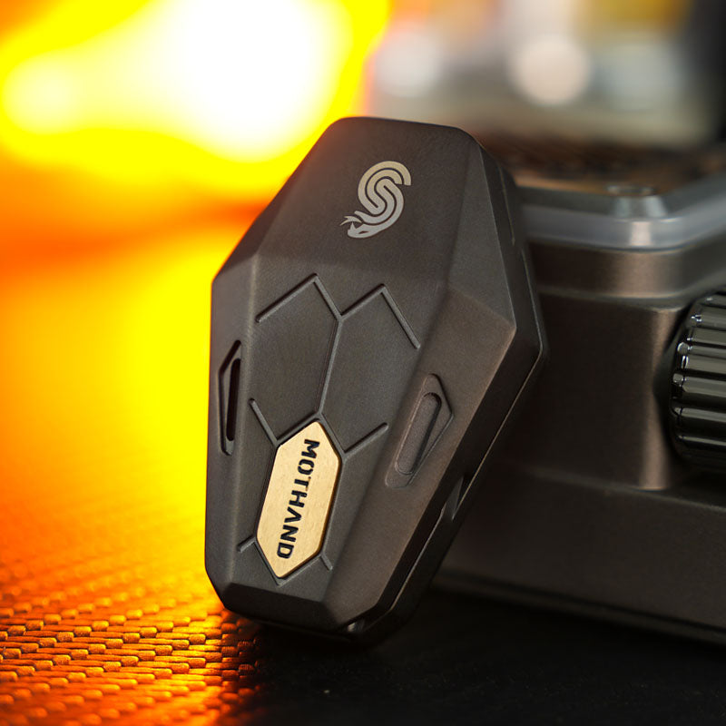 Serpentis Titanium Magnetic Fidget Slider - Precision Sound Chamber EDC