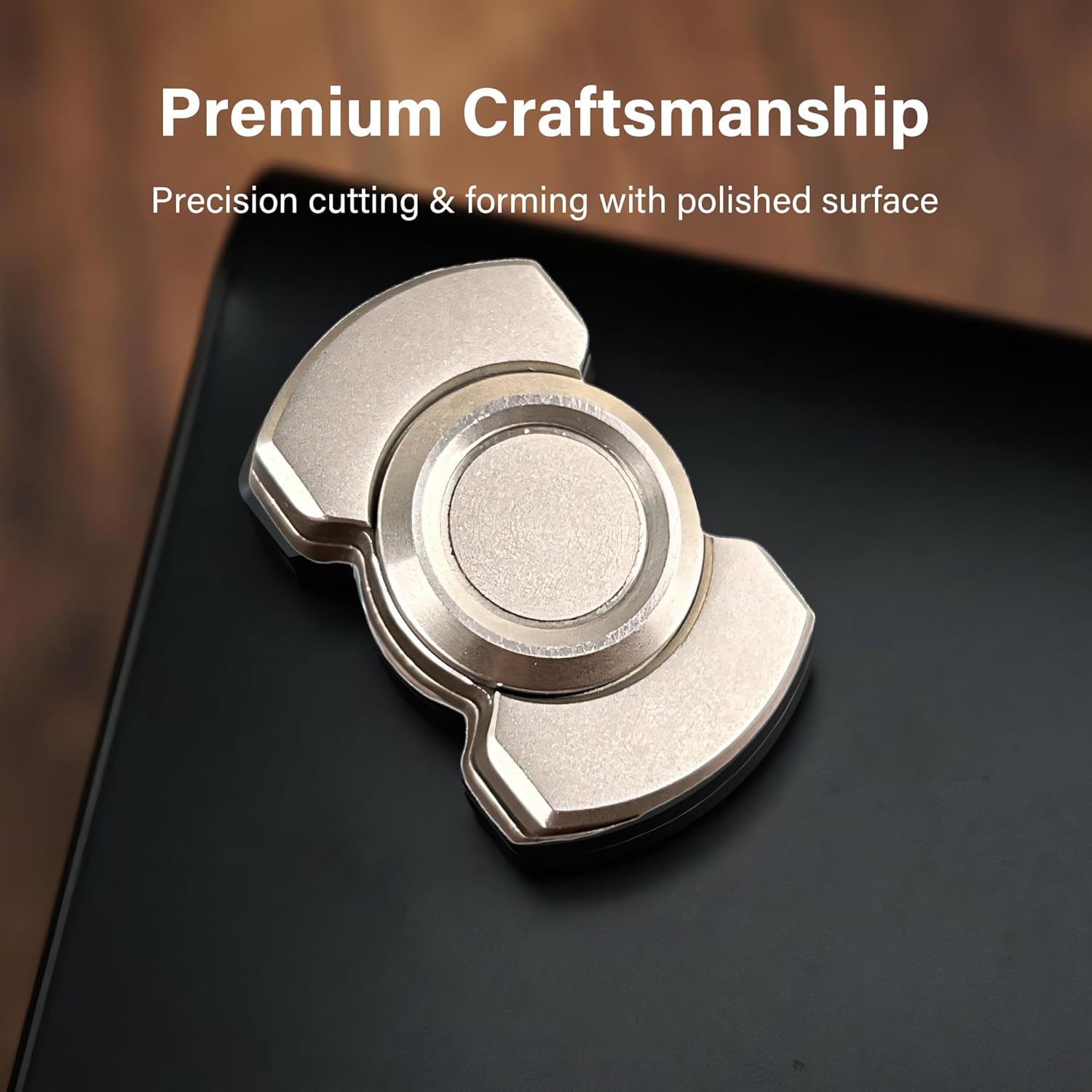 TripleFlow 3-in-1 Metal Fidget Spinner - Multi-Function EDC Focus Tool