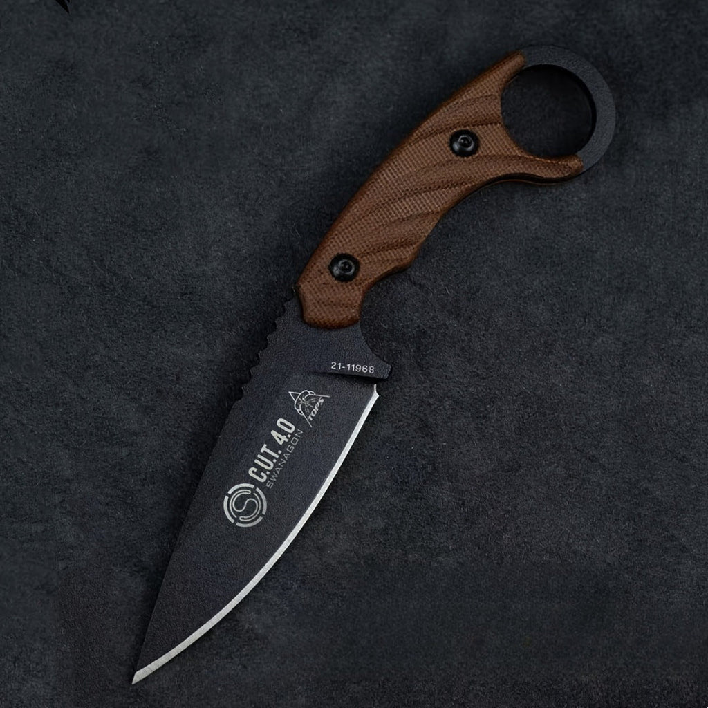 AshRidge 1095 High Carbon Fixed Blade - EDC Tactical Knife