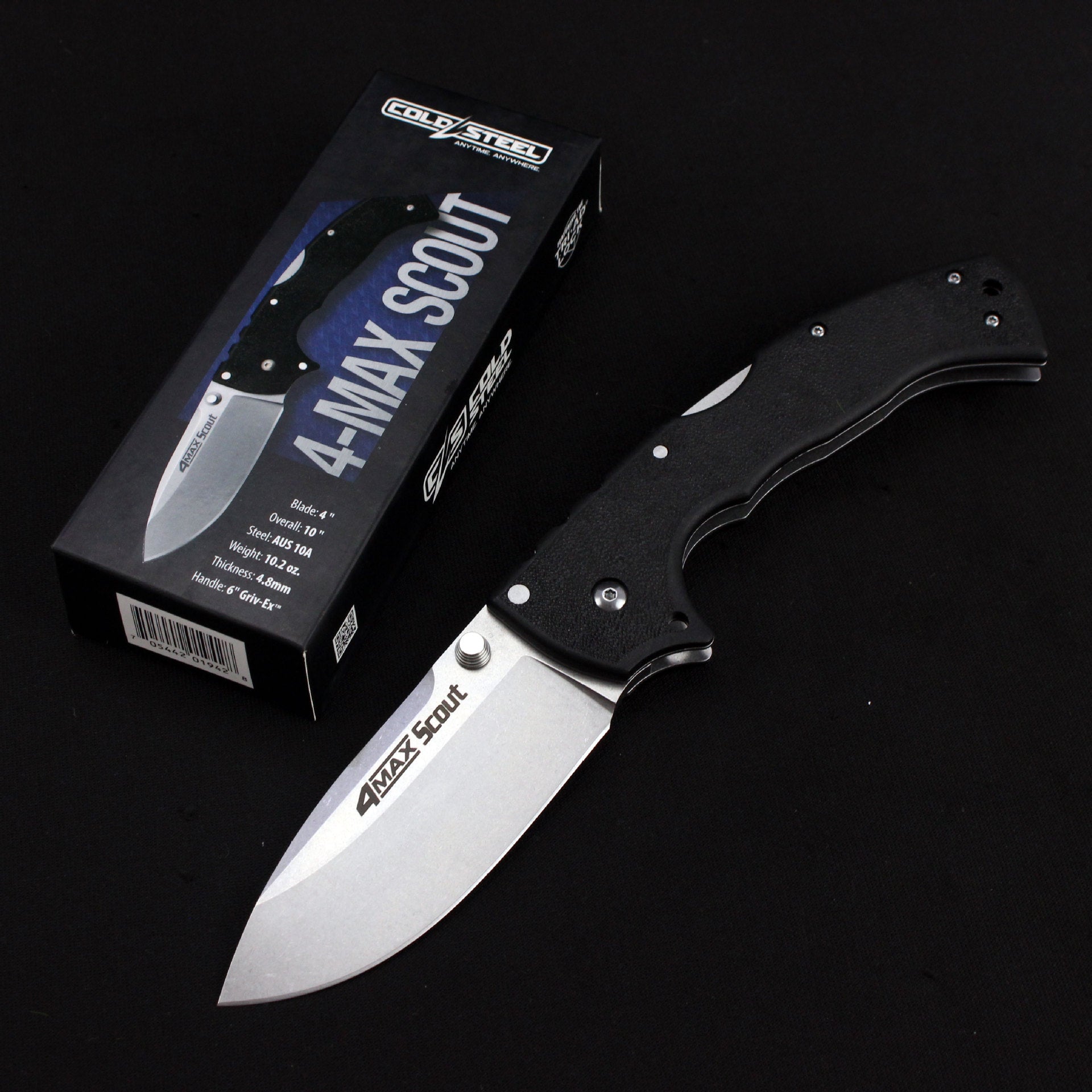 Folding Knife Cold Steel Pocket Knife Stonewashed Nylon Fiber Handle EDC Camping Tactical Knife
