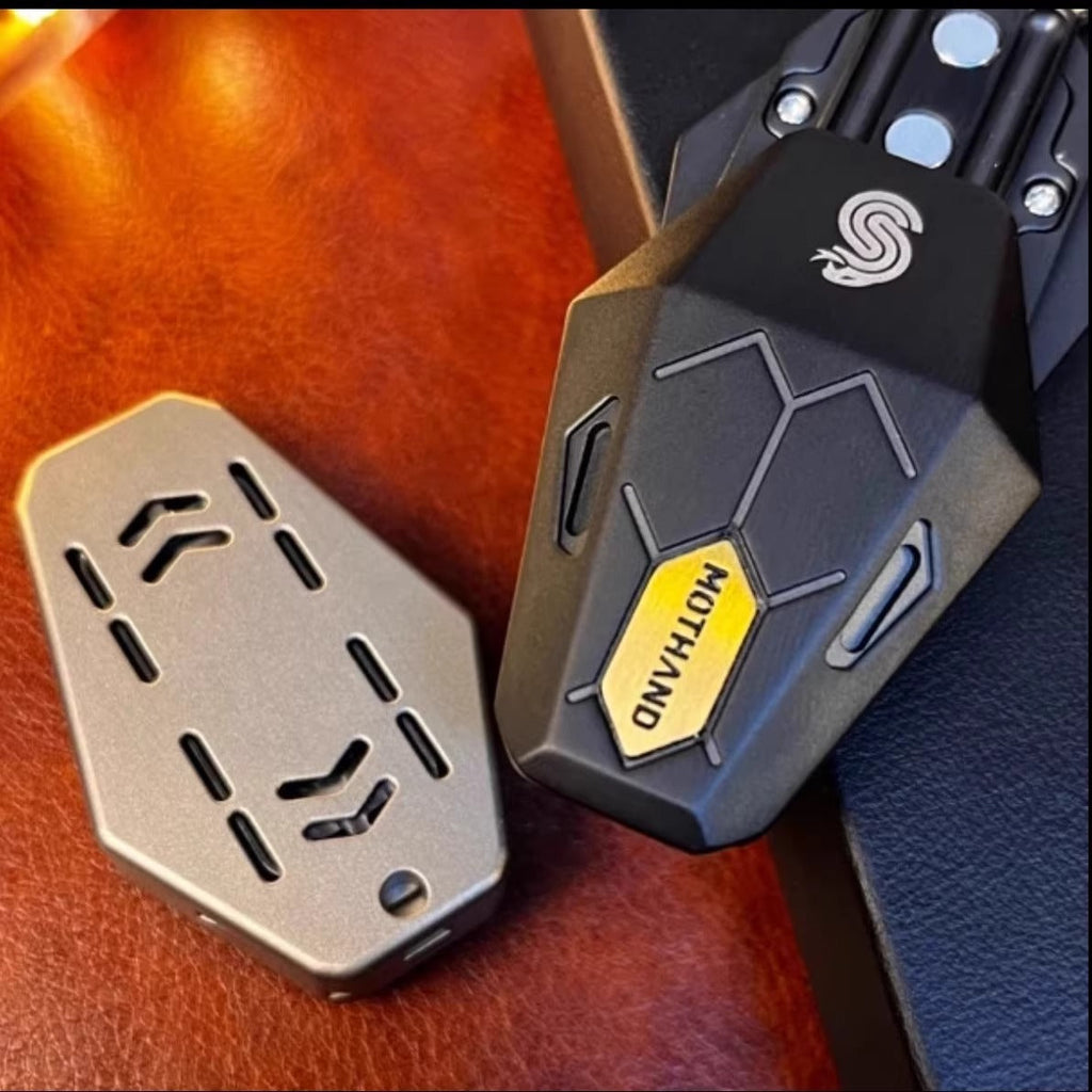 Serpentis Titanium Magnetic Fidget Slider - Precision Sound Chamber EDC