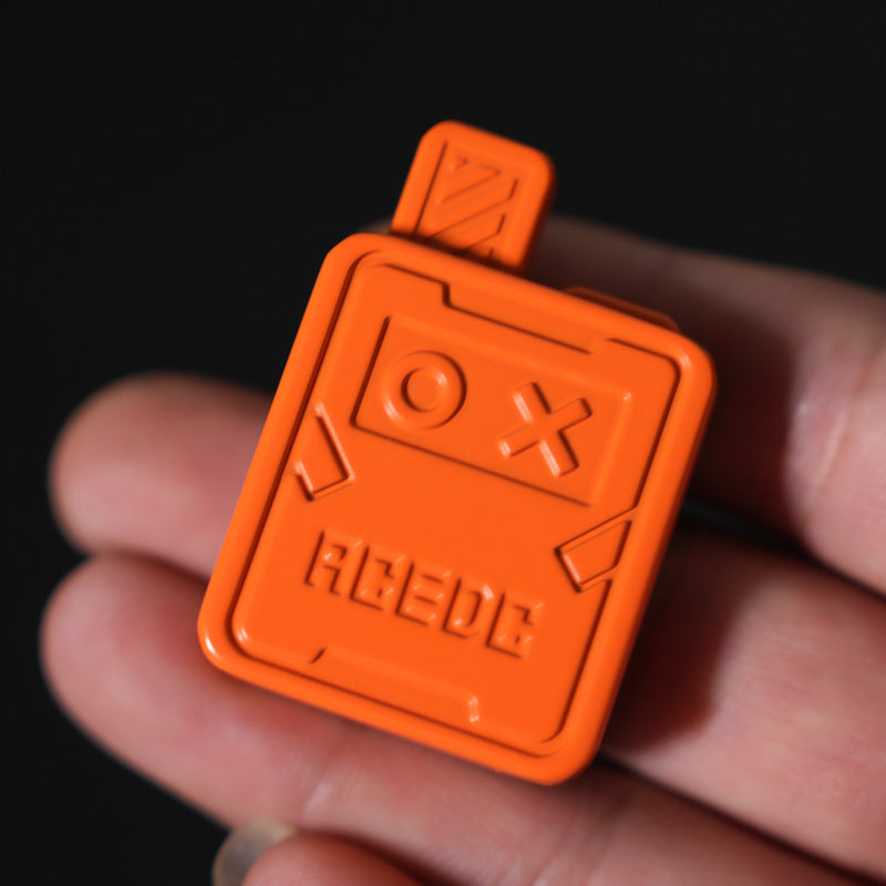 Fidget Toy Bunny Slider - Typewriter Tactile Clicks Popping Coin Perpetual Spin EDC Stress Relief
