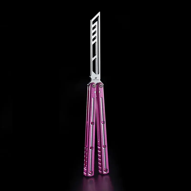 Balisong Trainer Krake Raken V3 - Armed Shark Butterfly Knife 7075 Aluminum 36 Colors