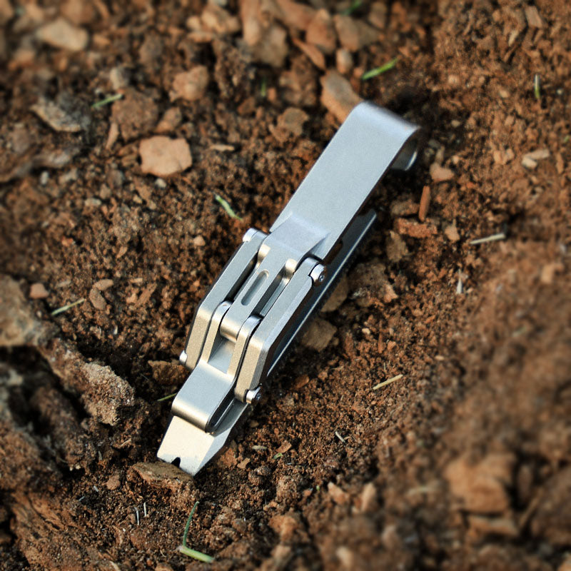 K-Smart Keychain 1.0 Titanium Multi-Tool - 11-in-1 with Quick-Release Mechanism EDC