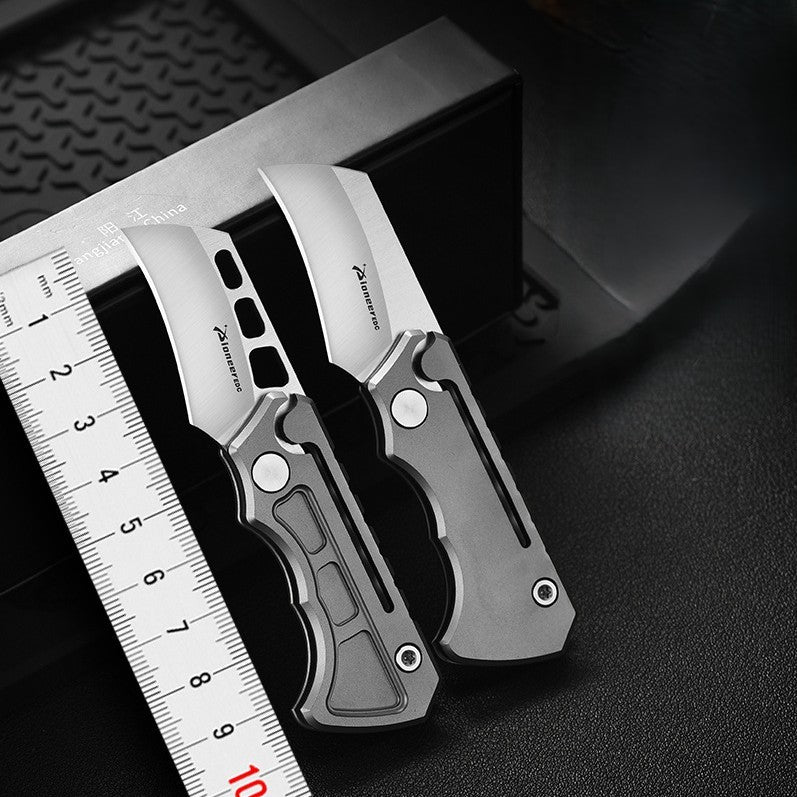 Titan Claw Mini EDC Folding Knife - 14C28N Steel & GR5 Titanium Handle