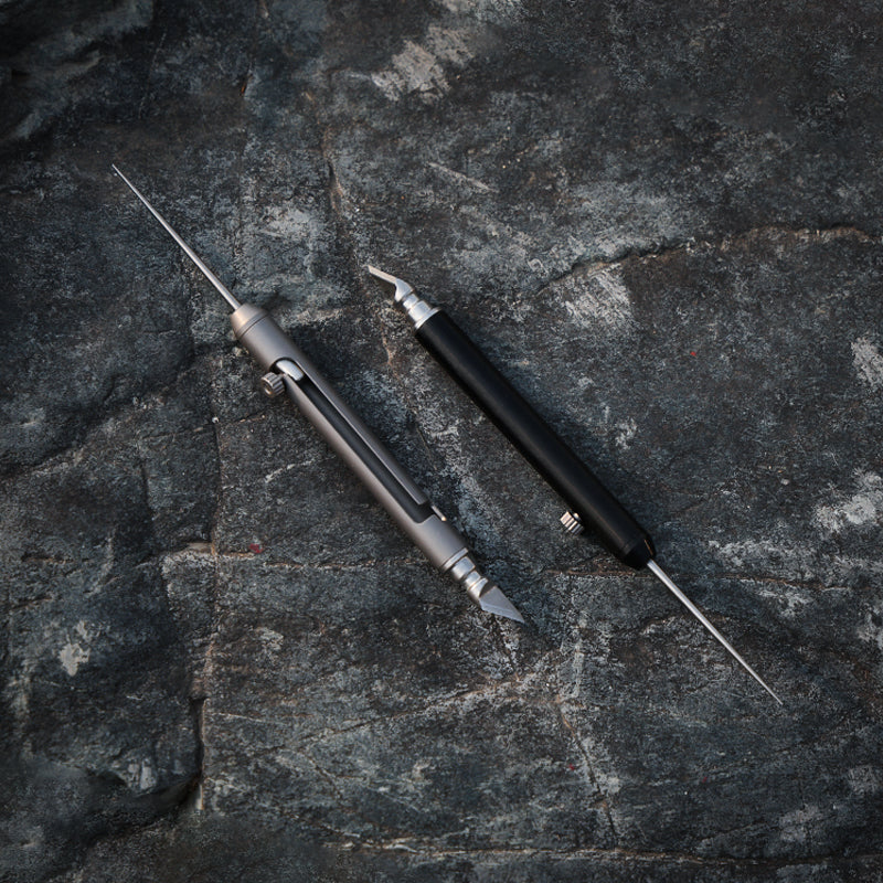 AcePick Titanium Quick-Release Toothpick & Multi-Tool - EDC Keychain
