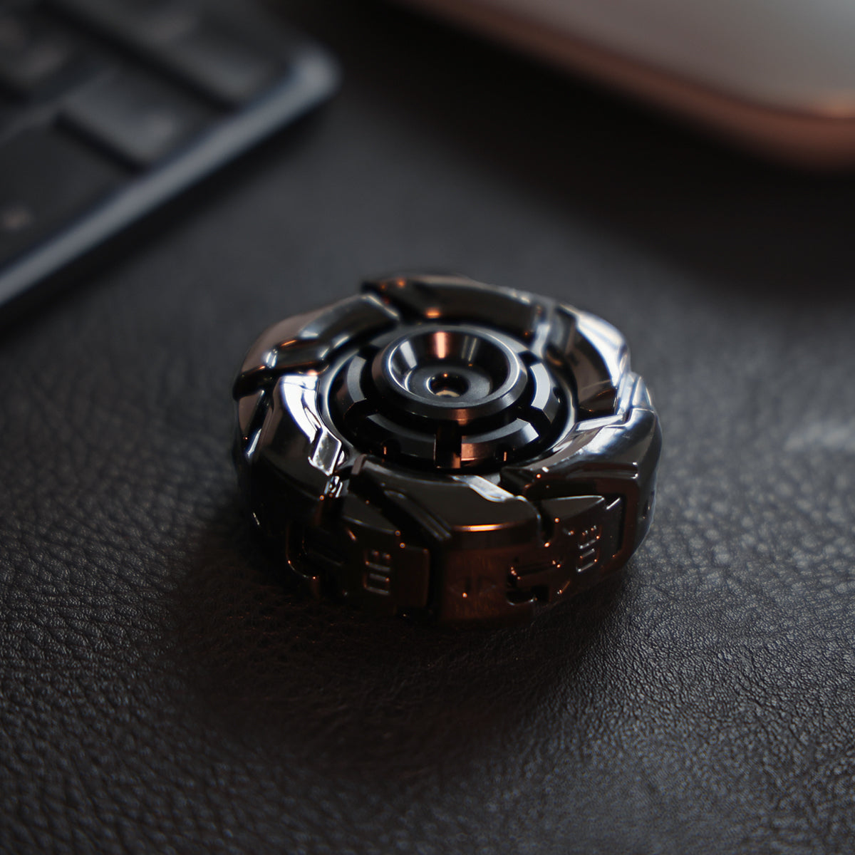 WarpFang Mecha Fidget Spinner | Stainless Steel EDC Stress Relief Toy