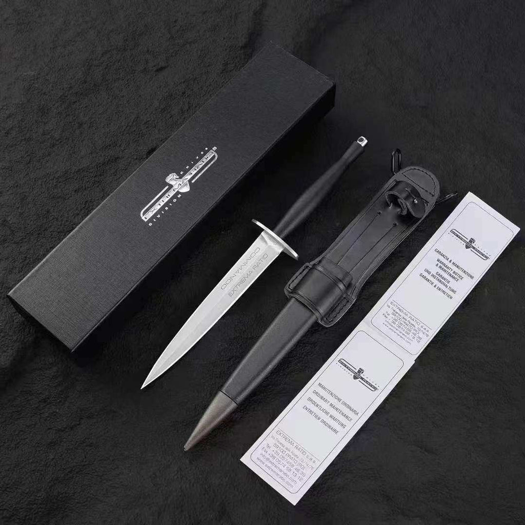 Sentry's Edge N690 Steel Tactical Fixed Blade Knife - Fiberglass Handle