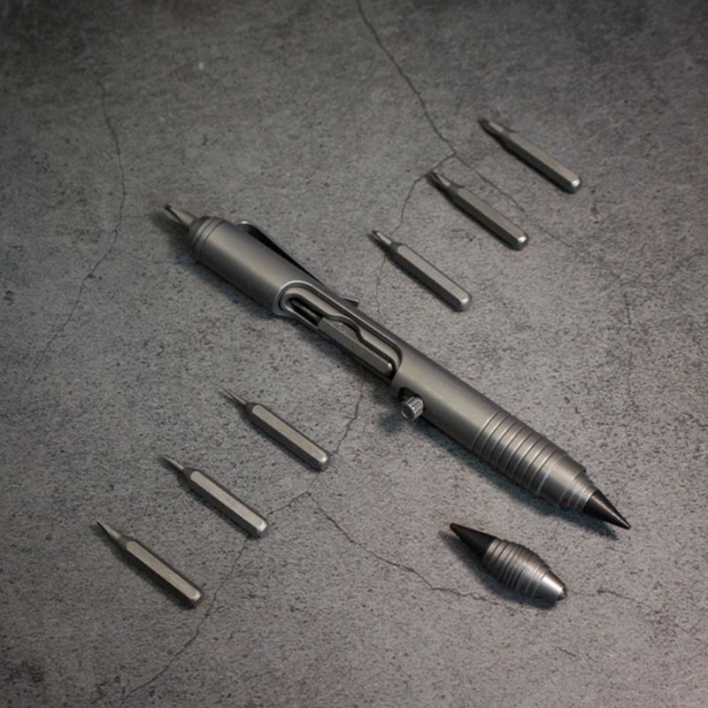Bullet Ant 2.0 Titanium Bolt-Action Multi-Tool Pen - Tactical EDC