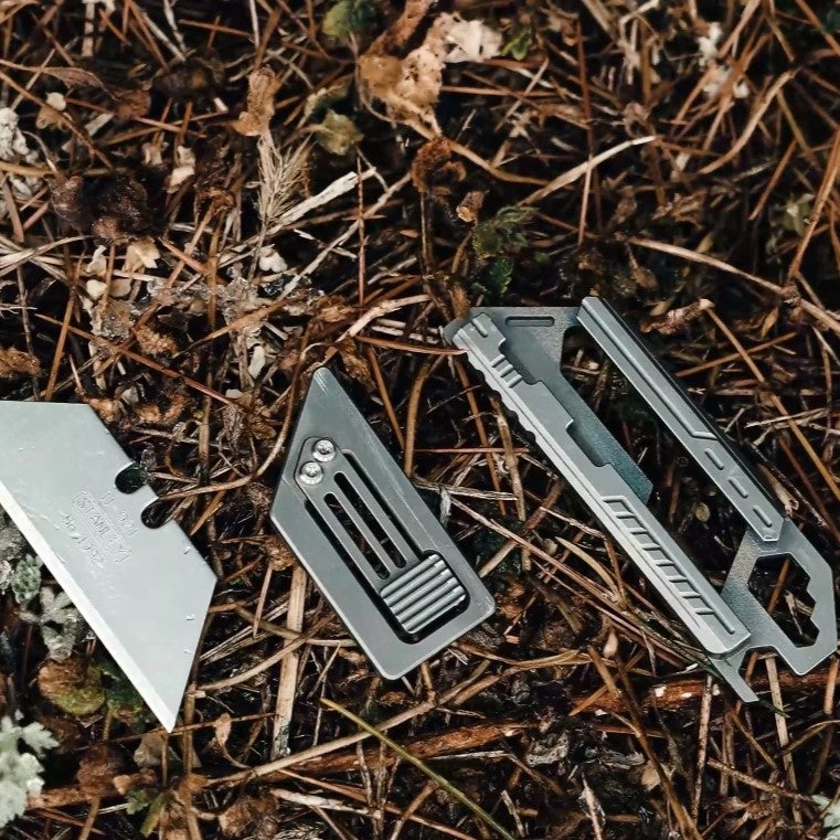 SliceCard Titanium Utility Knife - Credit Card Size 9-in-1 EDC Multitool
