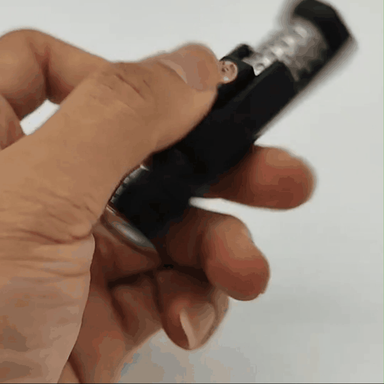 Fidget Slider Titanium 2-Stage Ratchet Mechanical Smooth Rotation EDC Stress Relief Desk Toy
