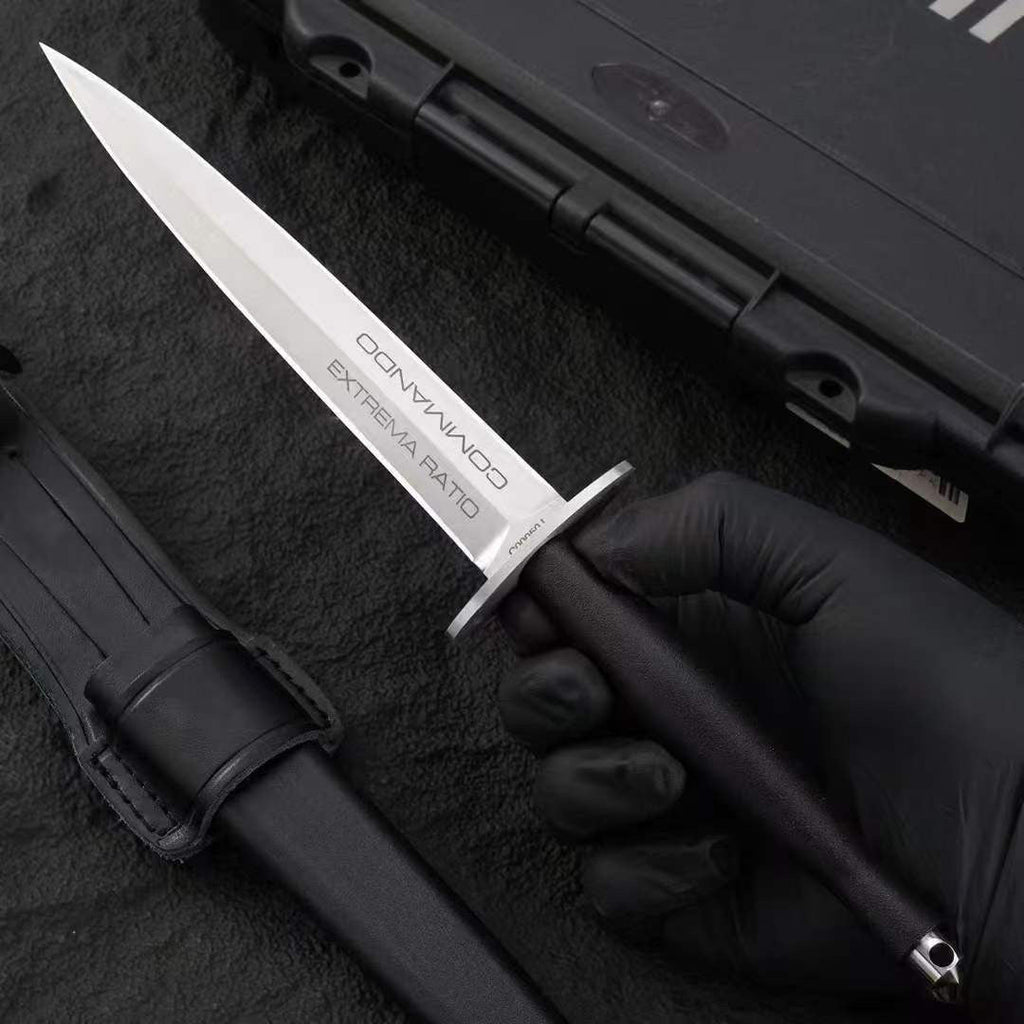 Sentry's Edge N690 Steel Tactical Fixed Blade Knife - Fiberglass Handle