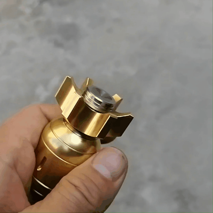 Aqua Spin 3-in-1 Metal Fidget Spinner | Torpedo Design Detachable Spinner
