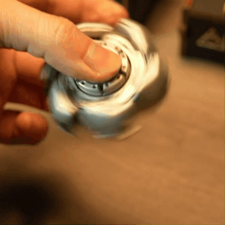 AlphaRevolve Stainless Steel Mecha Fidget Spinner | Transforming EDC Spinner