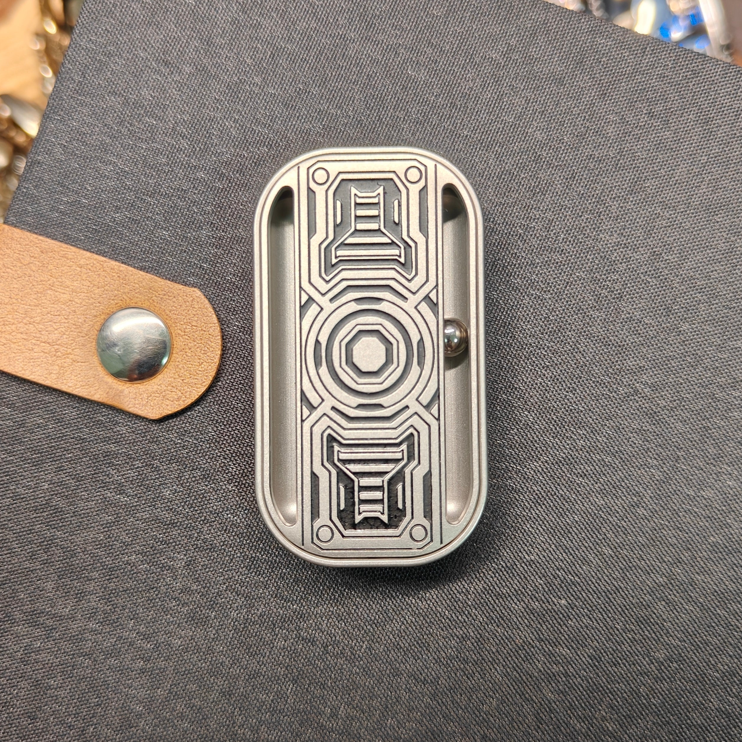 Stainless Steel Mechanical Hop Fidget Slider - Dual Sound EDC