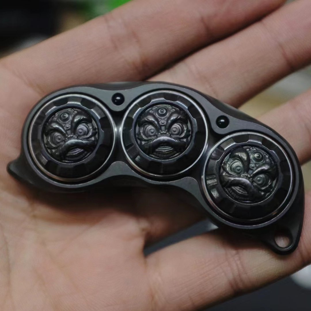 TriCore Pod Precision All-Metal EDC Fidget - High-Grade Alloy Bearing Spinner