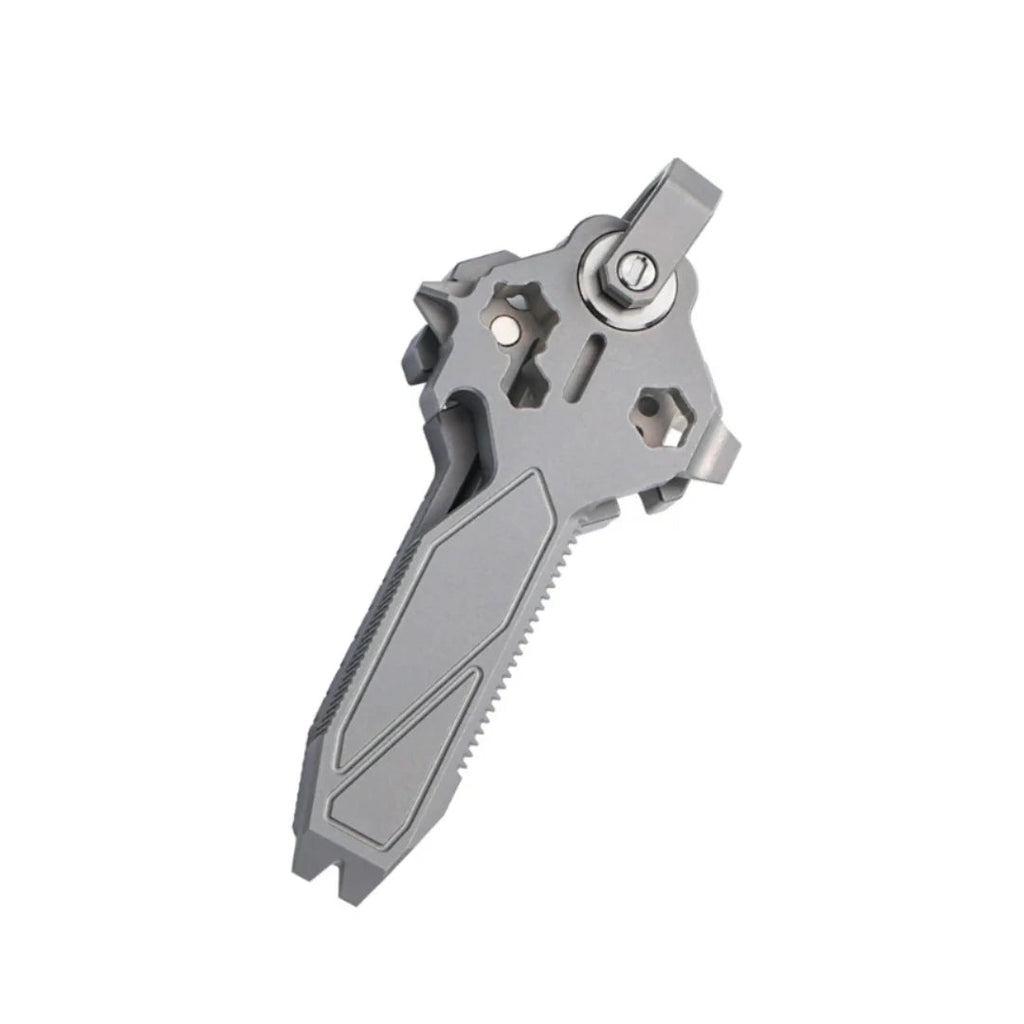 KeyMaster 2.0 Titanium EDC Multi-Tool - 18-in-1 with Screwdrivers, Wrenches & Pry Tips