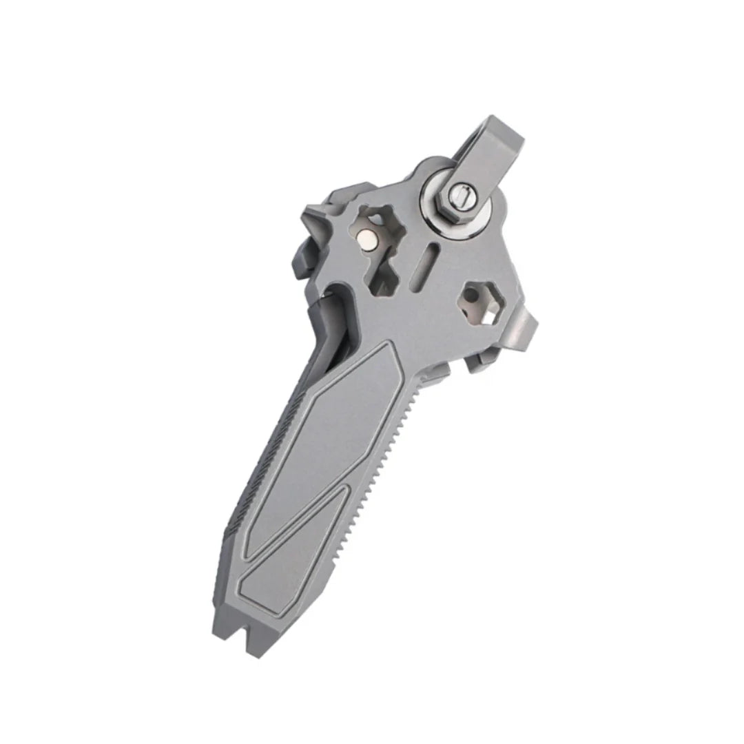 KeyMaster 2.0 Titanium EDC Multi-Tool - 18-in-1 with Screwdrivers, Wrenches & Pry Tips