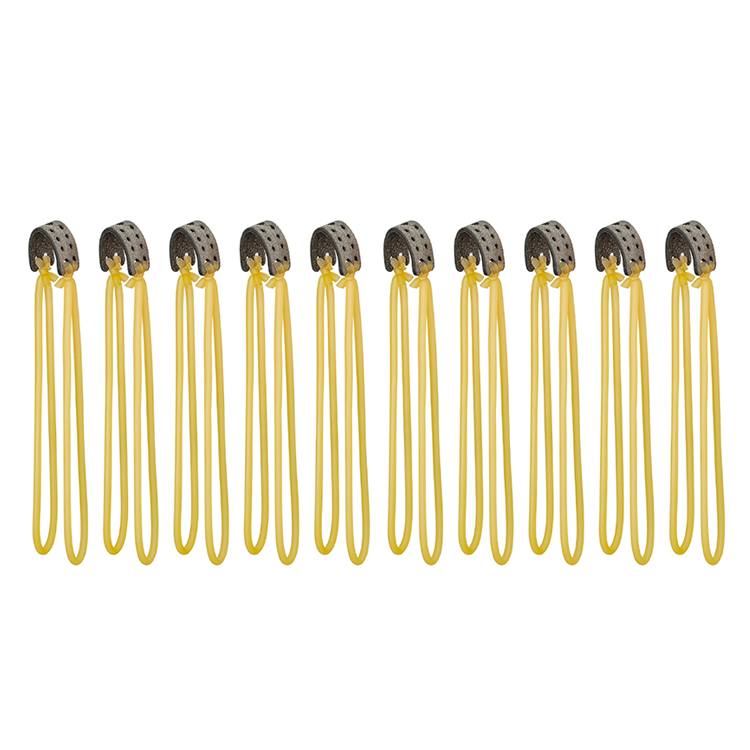 Slingshot for Adults – 10-Pack Round Tube Bands with Leather Pocket for Outdoor Hunting & Target Practice