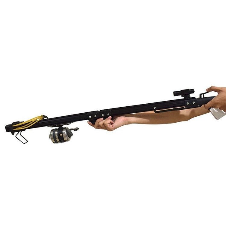 Tactical Slingshot – Collapsible Fishing Line Gun with Laser Sight & Reel for Outdoor Fishing
