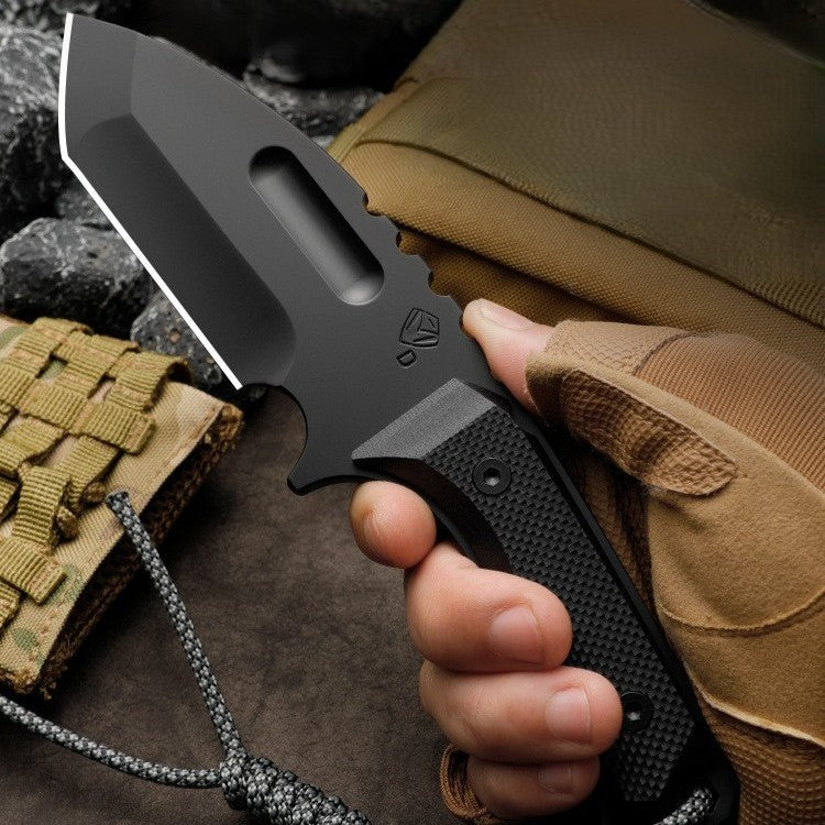 Savage Angel CPM-3V Full Tang Bushcraft Knife - G10 Handle & Kydex Sheath