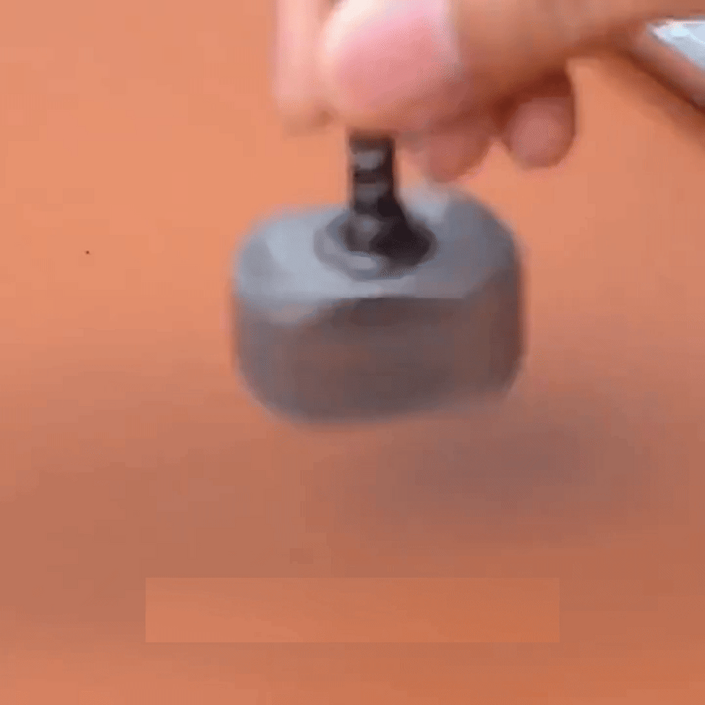 Thor's Spin Heavy Metal Fidget Spinner - Thor's Hammer Design with Ratchet Click EDC