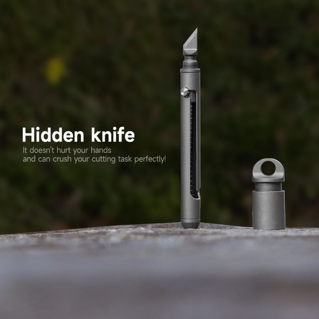 AcePick Titanium Quick-Release Toothpick & Multi-Tool - EDC Keychain