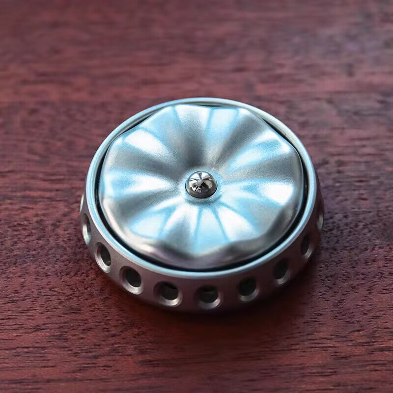 Wind Chime Spinner Fidget Toy - Metal Ball Bearing Sound Toy with Base