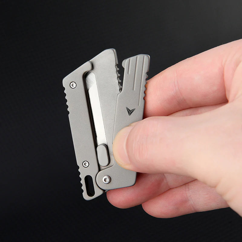 VOLOS Flick Ninja Gravity Knife | Titanium Alloy EDC Fidget Blade