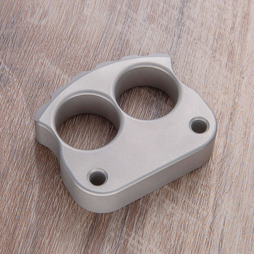 Afrankart DFK 2 Finger Brass Knuckles Ring Stainless Steel - CARRY TOOLKIT EDC Gadgets