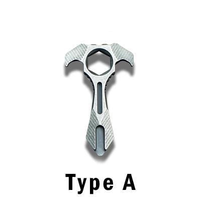 Krypton TC4 Titanium EDC Keychain Multi-Tool - Self Defense