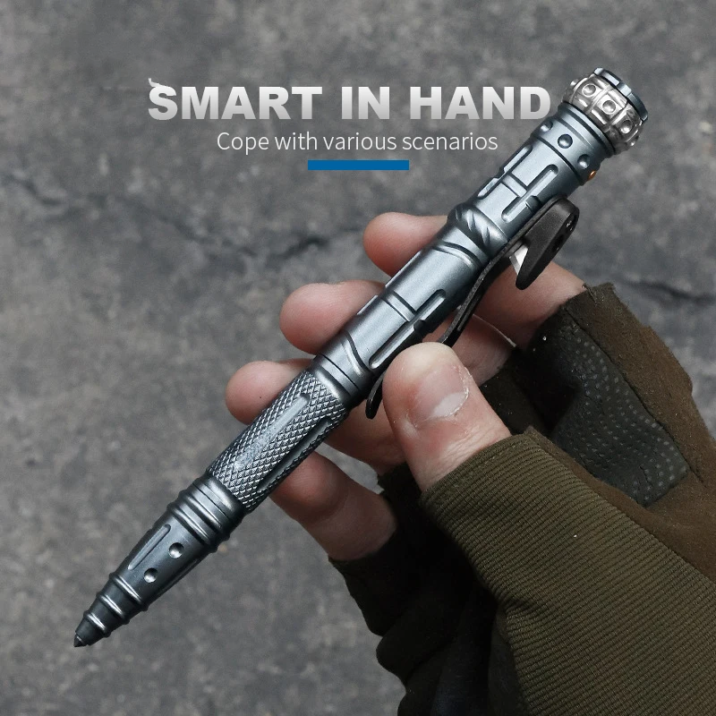 SpinStrike 9-in-1 Multi-Functional Tactical Pen - Heavy-Duty EDC