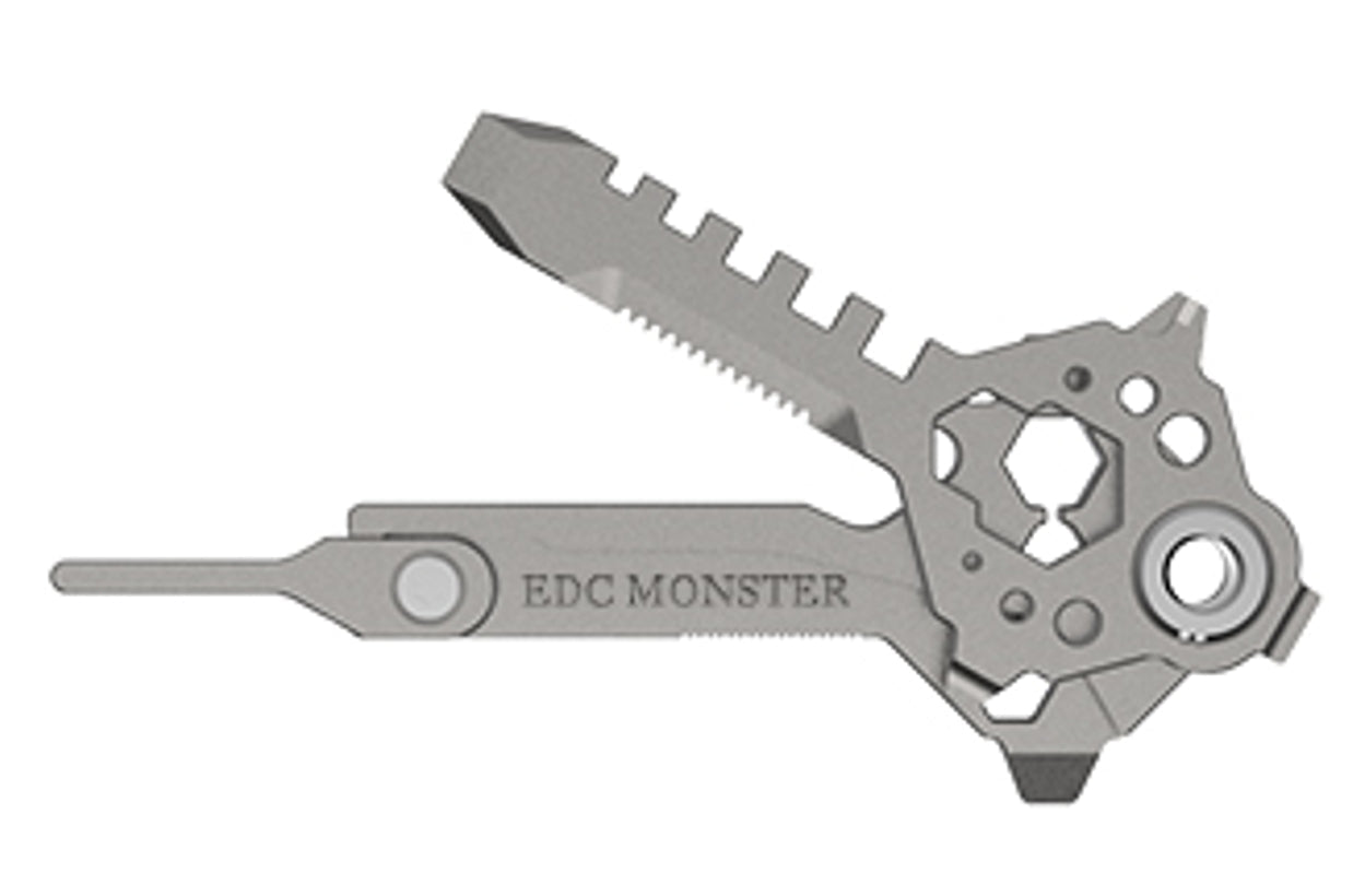 Keymaster Titanium 12-in-1 EDC Multi-Tool - Compact Versatile Design