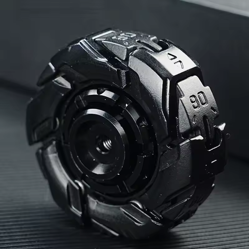 WarpFang Mecha Fidget Spinner | Stainless Steel EDC Stress Relief Toy