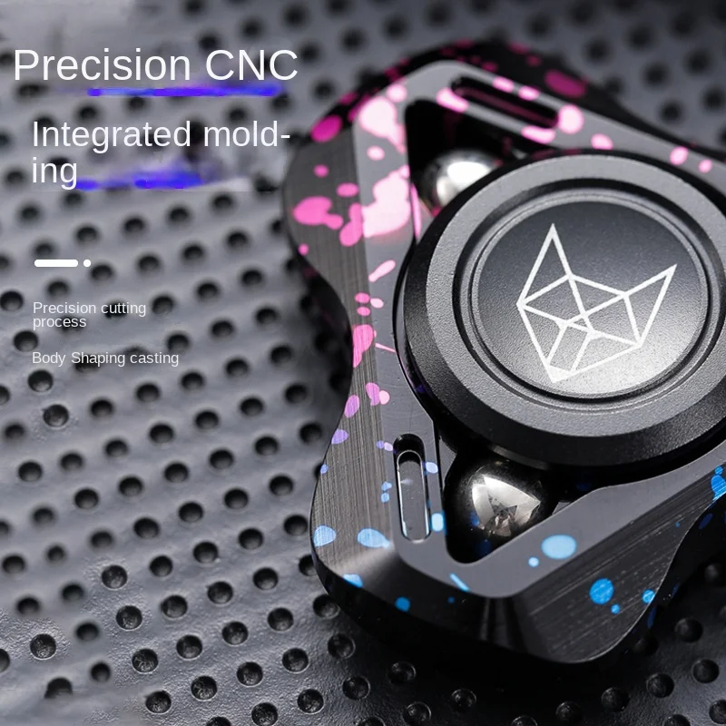 Helix Turbo Metal Fidget Spinner - Torpedo Design with Detachable Parts High Spin EDC