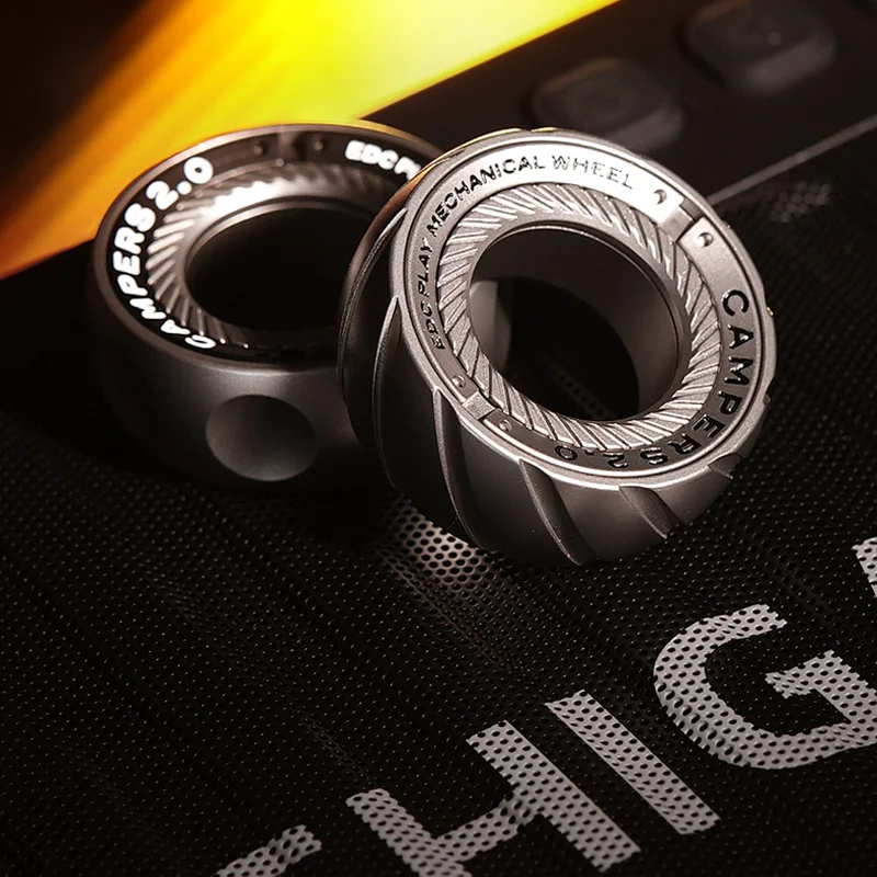 RelaxiSpin Magnetic Fidget Rings - Stainless Steel & Brass Spinner Rings