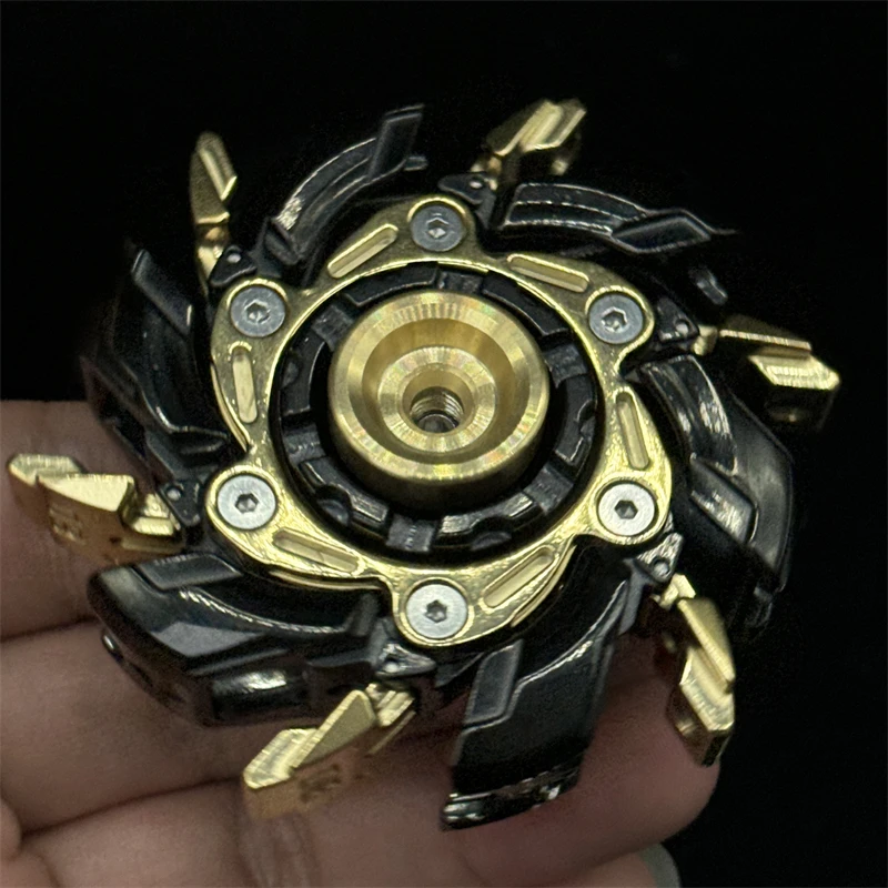WarpFang Mecha Fidget Spinner | Stainless Steel EDC Stress Relief Toy