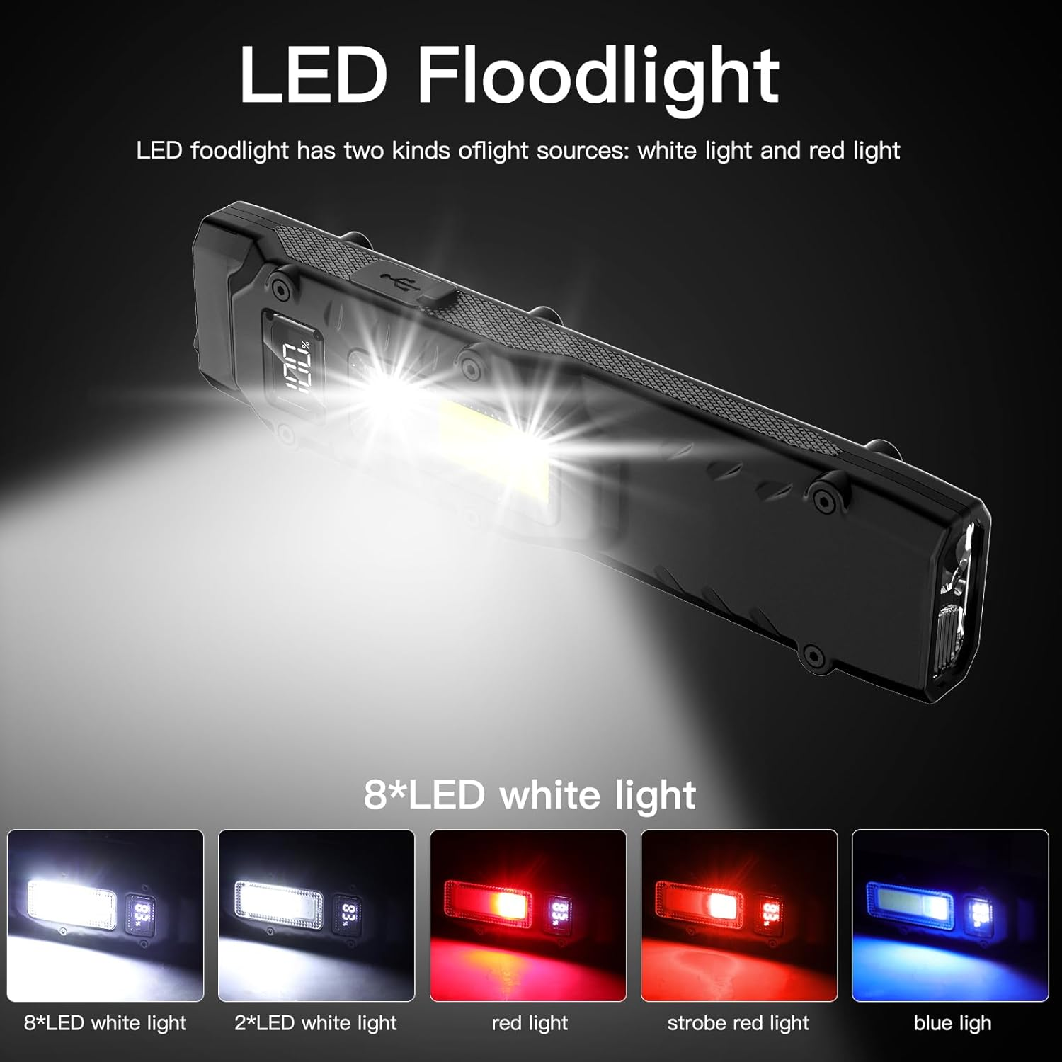 NightGuard Tactical Edge Rechargeable Flashlight - 1300 Lumen Flat EDC