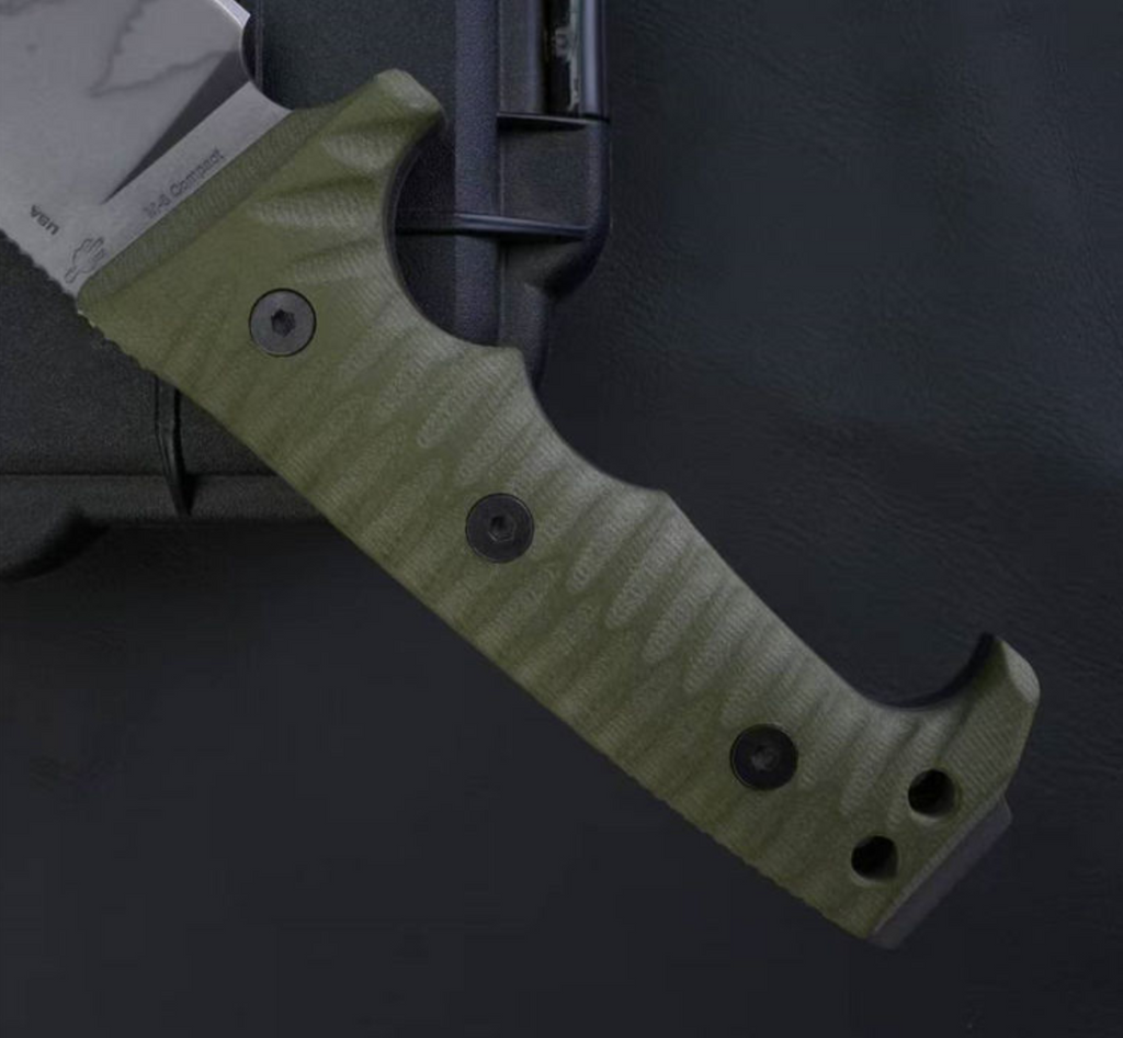 IronClad DC53 Tactical Fixed Blade Knife - 7mm Full-Tang with G10 Handle Survival