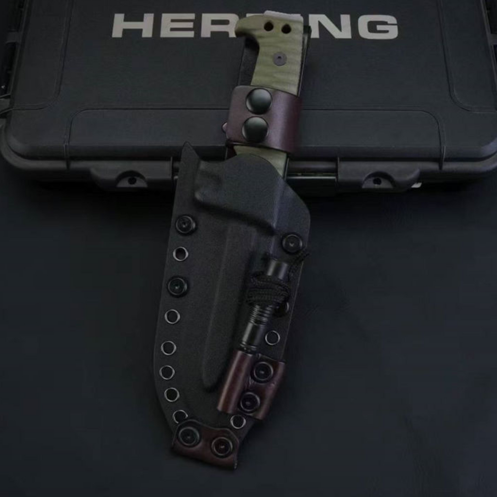 IronClad DC53 Tactical Fixed Blade Knife - 7mm Full-Tang with G10 Handle Survival