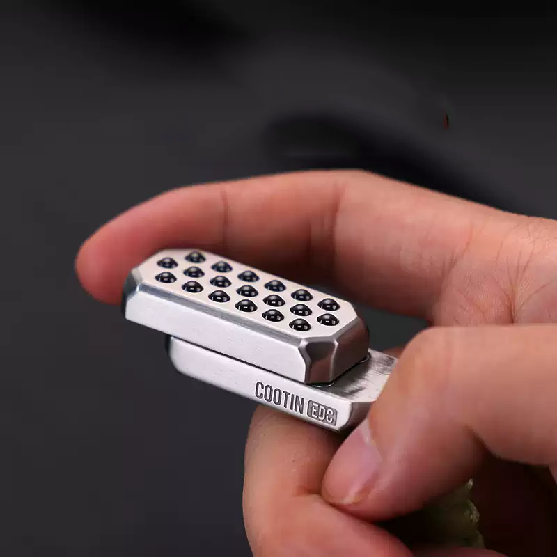 Fidget Slider Stainless Steel Haptic Push Press Bead EDC Stress Relief Desk Toy