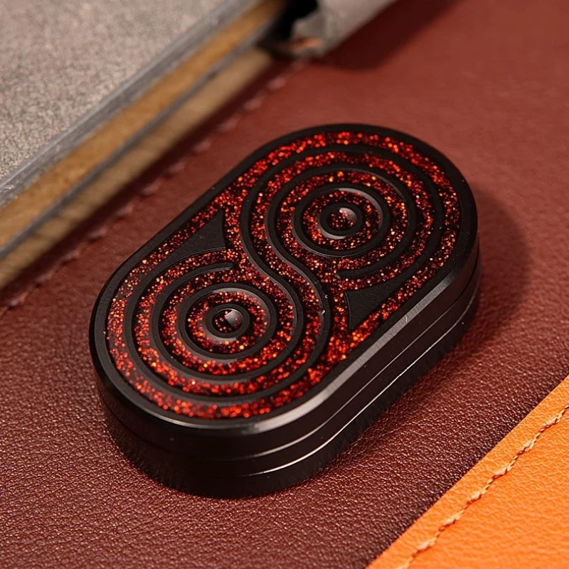 Fidget Slider Stainless Steel Sound Feedback Spring Ball EDC Stress Relief Desk Toy