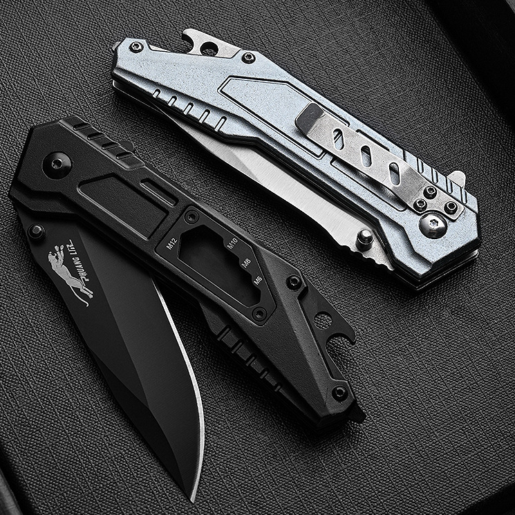 Leopard's Edge Stainless Steel Multipurpose Pocket Knife - Ergonomic Design EDC