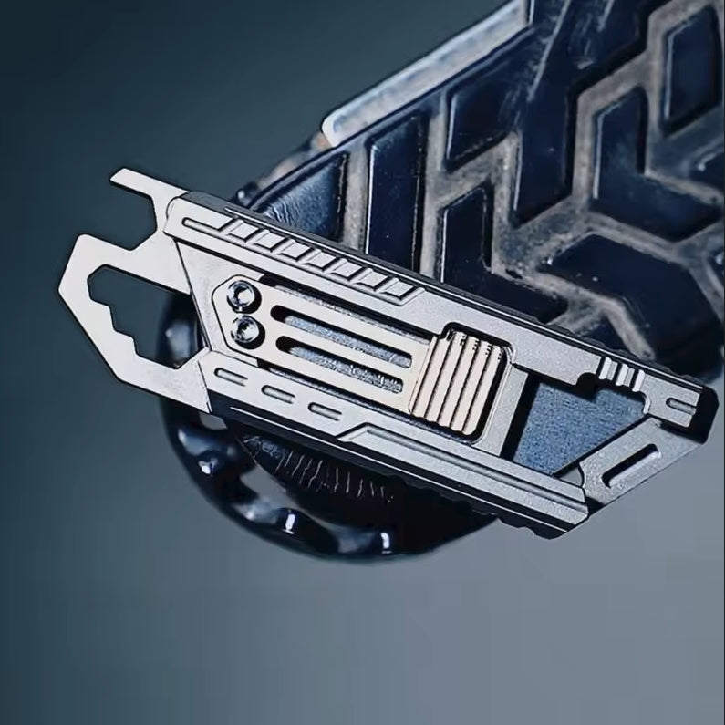 SliceCard Titanium Utility Knife - Credit Card Size 9-in-1 EDC Multitool